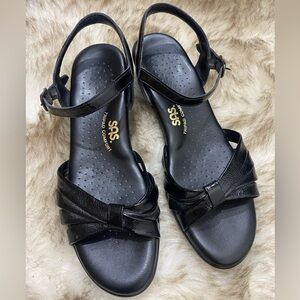SAS Patent Leather Sandals